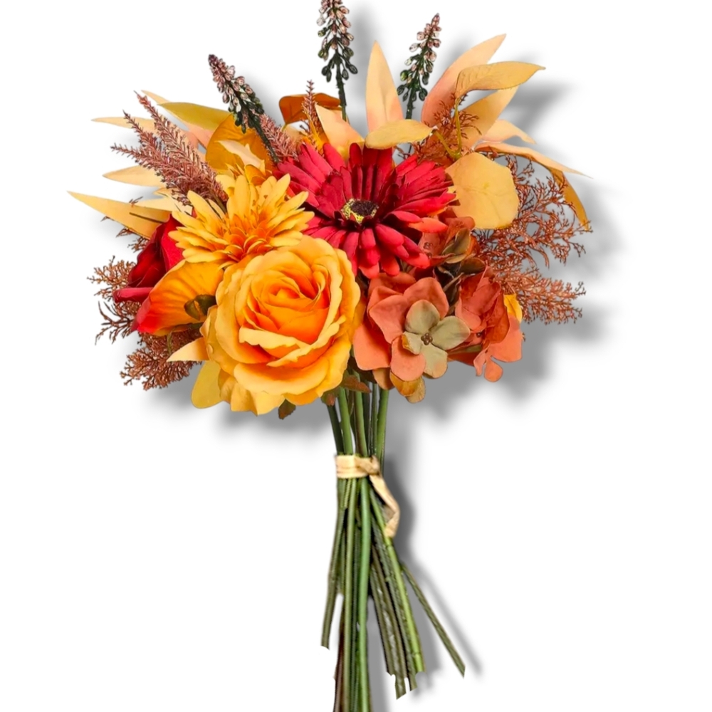 Set of 7 Fall Wedding Bouquets - Perfect for Autumn Decor or Weddings!